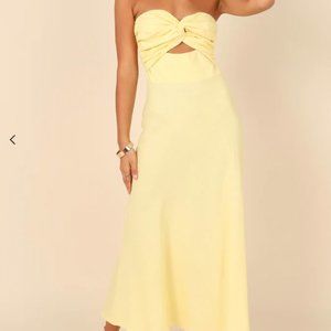 Maxi cotton and linen dress - Summer dress